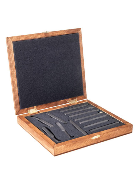 Набор токарных резцов AURA TOOLS (12 шт; 10х10 мм; ВК8) 30001010