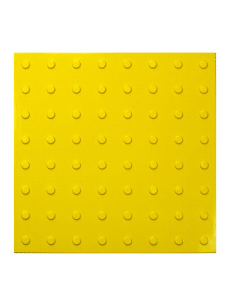 Тактильная плитка преодолимое препятствие, поле внимания PALITRA TECHNOLOGY конусы линейные 10шт PVC-500x500x4