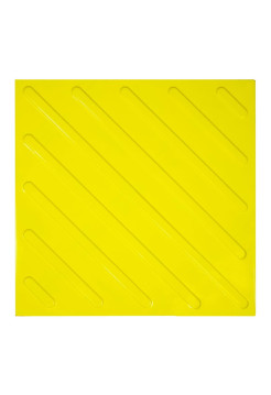 Тактильная плитка смена направления движения PALITRA TECHNOLOGY диагональ 10шт 50245-1-PU-500x500x4-Y-10