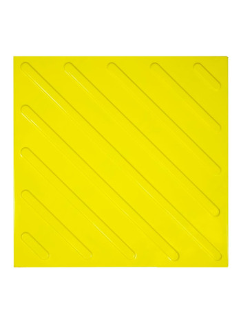 Тактильная плитка смена направления движения PALITRA TECHNOLOGY диагональ 10шт 50245-1-PU-500x500x4-Y-10