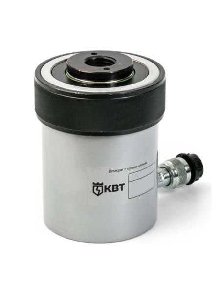 Домкрат с полым штоком КВТ ДП20П50 74341