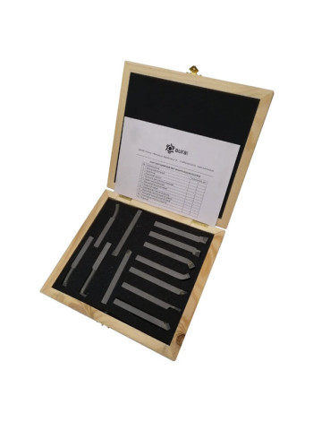 Набор токарных резцов AURA TOOLS (12 шт; 10х10 мм; Т5К10) AURA TOOLS 30011010