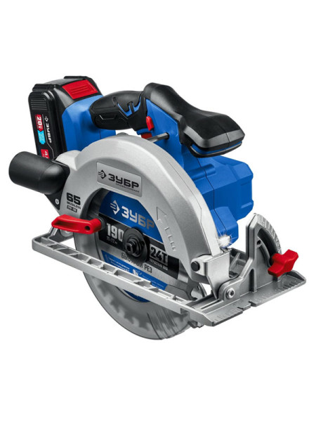 Аккумуляторная циркулярная пила ЗУБР Профессионал 20В CPB-190-41