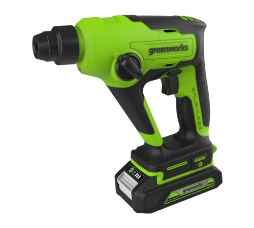 Аккумуляторный бесщеточный перфоратор GreenWorks GD24SDS1 3803107
