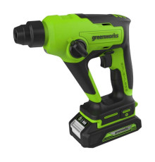 Аккумуляторный бесщеточный перфоратор GreenWorks GD24SDS1K2 3803107UA