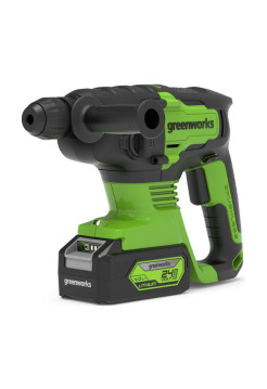 Аккумуляторный бесщеточный перфоратор GreenWorks GD24SDS2K4 3803007UB