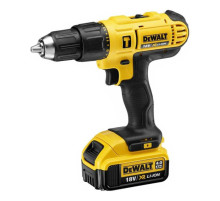 Аккумуляторная ударная дрель-шуруповерт Dewalt 18В DCD776M1T-QW