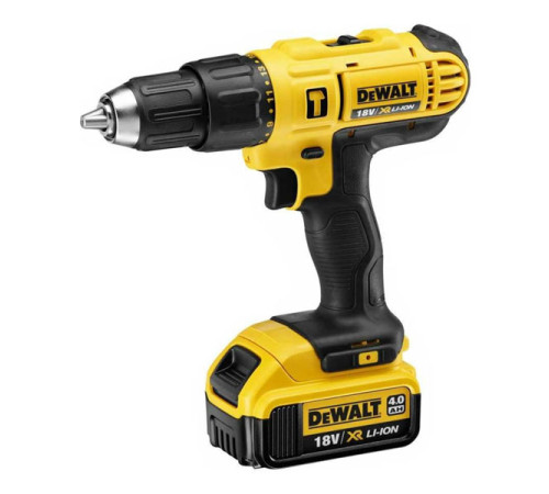 Аккумуляторная ударная дрель-шуруповерт Dewalt 18В DCD776M1T-QW