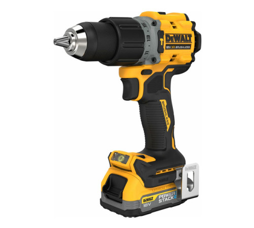 Ударная бесщеточная дрель-шуруповерт Dewalt 2 скорости, 2 АКБ 18 В XR Li-Ion DCD805E2T-QW