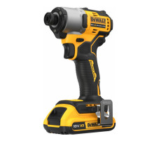 Бесщеточный импульсный шуруповерт Dewalt 18 В XR батарея POWERSTACK, чемодан TSTAK DCF840E1T-XJ