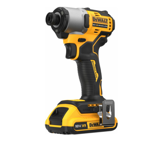 Бесщеточный импульсный шуруповерт Dewalt 18 В XR батарея POWERSTACK, чемодан TSTAK DCF840E1T-XJ