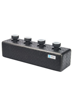 Стальной распределительный коллектор 2 отопительных контура, в теплоизоляции DN 25 STOUT SDG-0016-004002