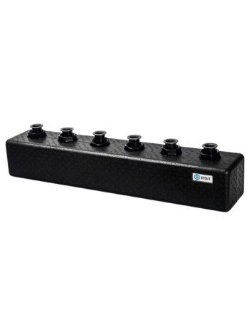 Стальной распределительный коллектор 3(5) отопительных контура, в теплоизоляции DN 25 STOUT SDG-0017-004035