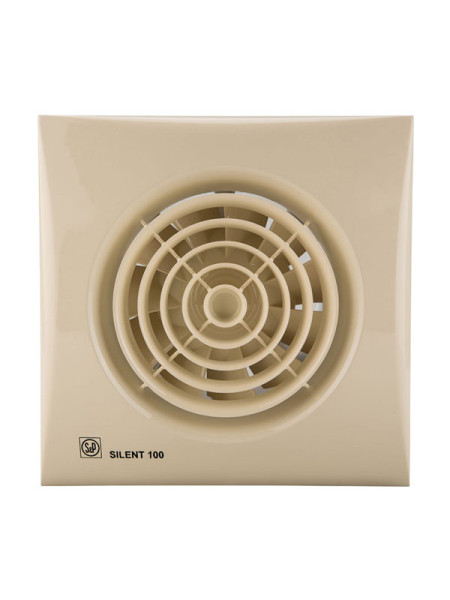 Вытяжной вентилятор Soler&Palau SILENT-100 CZ IVORY RE 03-0103-169