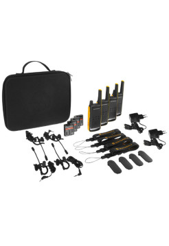 Комплект из четырёх радиостанций Motorola T82 EXTREME QUAD TALKABOUT, B8P00811YDEMAQ