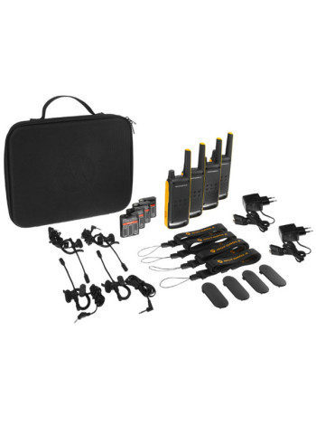 Комплект из четырёх радиостанций Motorola T82 EXTREME QUAD TALKABOUT, B8P00811YDEMAQ