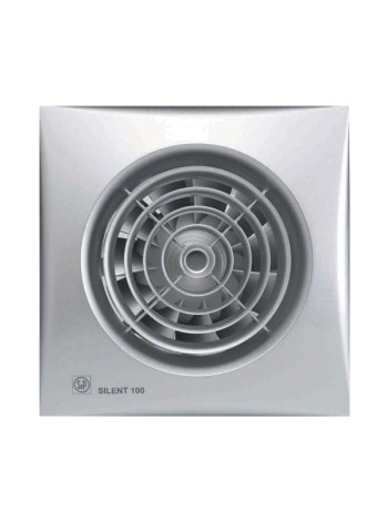 Вытяжной вентилятор Soler&Palau SILENT-100 CZ SILVER RE 03-0103-105
