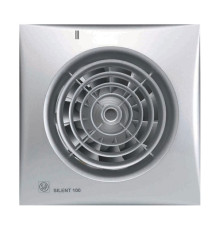 Вытяжной вентилятор Soler&Palau SILENT-100 CHZ SILVER RE 03-0103-121