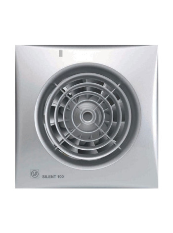 Вытяжной вентилятор Soler&Palau SILENT-100 CHZ SILVER RE 03-0103-121