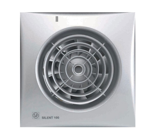 Вытяжной вентилятор Soler&Palau SILENT-100 CHZ SILVER RE 03-0103-121