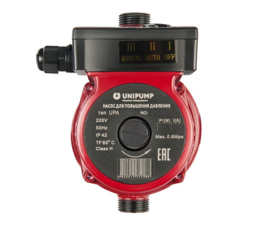 Насос для повышения давления UNIPUMP UPА 15-90 160 44898