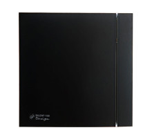 Вытяжной вентилятор Soler&Palau SILENT-100 CZ MATT BLACK DESIGN 4C 03-0101-921