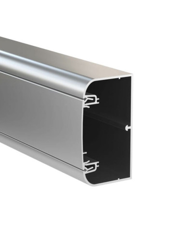 Алюминиевый кабель-канал DKC 110x50 мм, 2м цвет серый металлик 01199