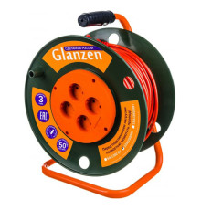 Силовой удлинитель на катушке Glanzen ПВС EB-50-001