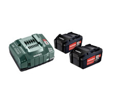 Комплект базовый аккумулятор 2 шт., 18В/5.2А*ч/Li-lon и з/у ASC 145 Metabo 685051000