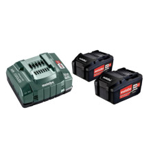 Комплект базовый аккумулятор 2 шт., 18В/5.2А*ч/Li-lon и з/у ASC 145 Metabo 685051000