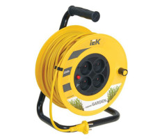 Удлинитель на катушке с термозащитой IEK Garden УК20 4х20м 2х0.75 WKP23-06-04-20 277731