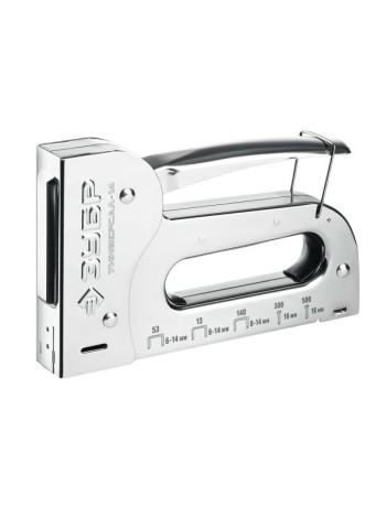 Стальной степлер Зубр Универсал-14 6-в-1: 53, 140, 53F, 13, 300, 500, 31527