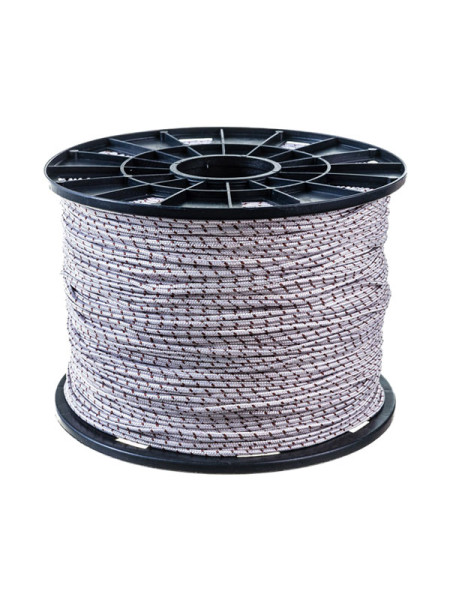 Полиамидная капроновая веревка, 16-прядная, катушка, 4мм х 500м Эбис 70838