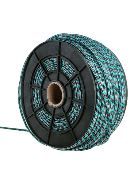 Полиамидная капроновая веревка, 16-прядная, катушка, 8мм х 200м Эбис 00063