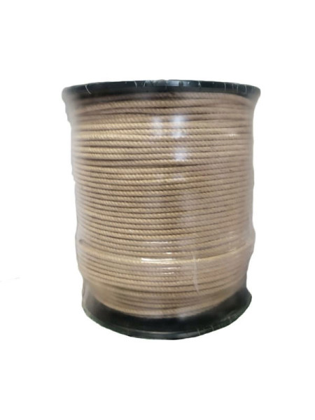 Джутовый канат Эбис 6 мм, 300 м, катушка 71744