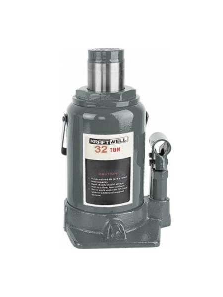 Бутылочный домкрат г/п 32000 кг KraftWell KRWBJ32