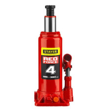 Гидравлический бутылочный домкрат Stayer RED FORCE 4т, 195-380 мм, 43160-4 43160-4_z01