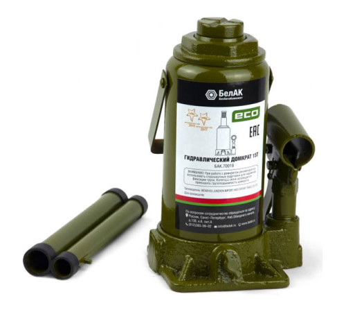 Гидравлический домкрат БелАК 15 т, ECO БАК.70019