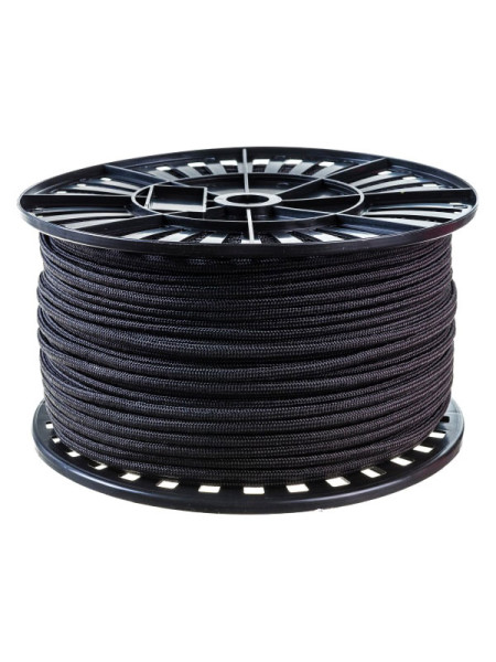 Плетеная веревка Эбис п/п 10 мм 200 м черная 185