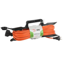 Силовой удлинитель ЭРА UFx-1-2x1.0-30m IP44 на рамке, без заземления, 1 гнездо, 30м, ПВС 2х1.0 Б0043041