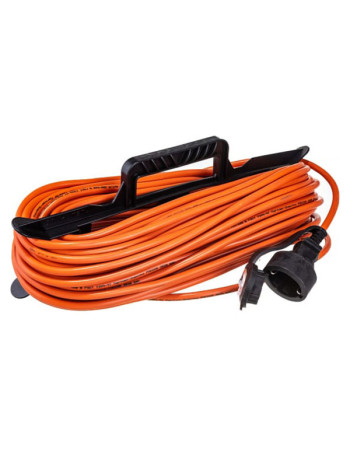 Силовой удлинитель ЭРА UFx-1e-3x1.5-40m IP44 на рамке, с заземлением, 1 гнездо, 40м, ПВС 3x1.5 Б0046813