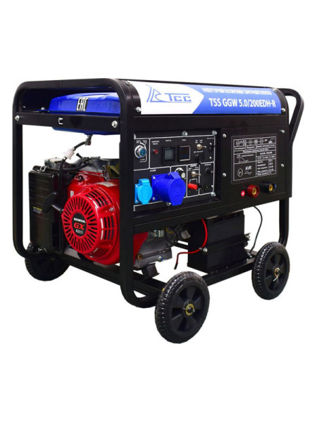 Инверторный бензиновый сварочный генератор ТСС GGW 5.0/200EDH-R Honda GX390 026119
