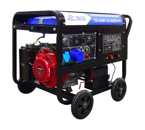 Инверторный бензиновый сварочный генератор ТСС GGW 5.0/200EDH-R Honda GX390 026119