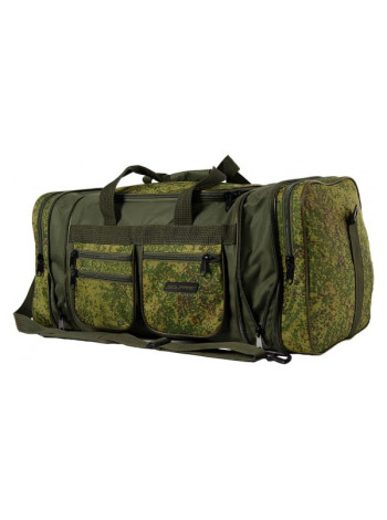 Дорожная сумка с изменяемым объёмом SOLARIS 60/75 л, Пиксель/олива S5111