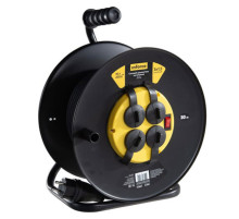 Силовой удлинитель на катушке Inforce 4 гнезда, с/з КГт 3х1,5 16A 30м IP44 09-15-01