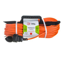 Силовой удлинитель ЭРА UFx-1-2x1.5-50m IP44 на рамке, без заземления, 1 гнездо, 50м, ПВС 2х1.5 Б0046823