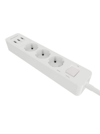 Сетевой фильтр с USB зарядкой Harper UCH-330 White H00002263