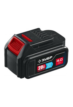 Аккумуляторная батарея Зубр Профессионал 20В, Li-Ion, 4Ач, тип T7 ST7-20-4