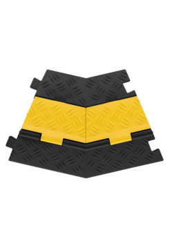 Кабель-канал ТЕХНОЛОГИЯ 2x30мм 12т ККР 2-12У угловая часть 45 градуса / ЛЕВЫЙ / 13322