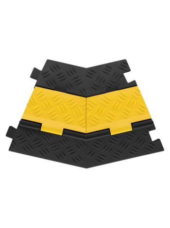 Кабель-канал ТЕХНОЛОГИЯ 2x30мм 12т ККР 2-12У угловая часть 45 градуса / ЛЕВЫЙ / 13322